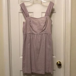 Dusty lavender bow dress